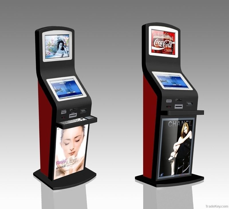 dual screen touch screen Kiosk/Touch screen Photo Kiosk/ Advertisement