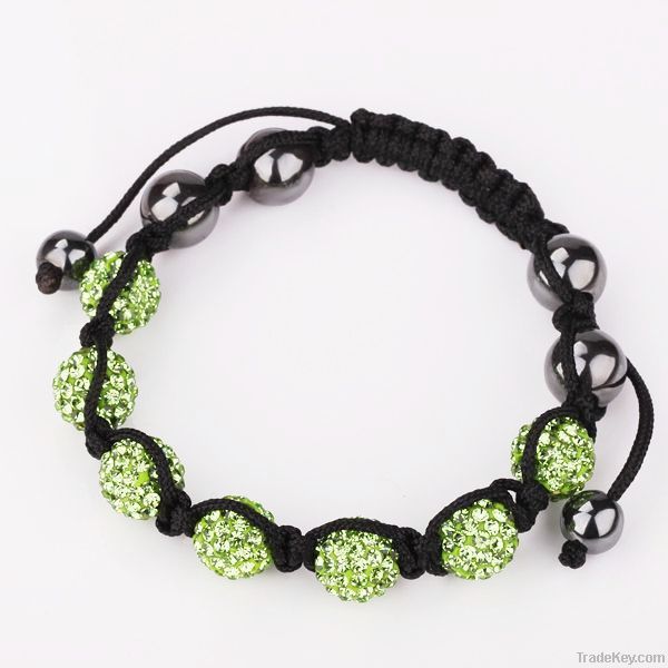 7PCS Crystal Bracelet de shamballa, cheap wholesale shamballa bracelet