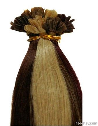 U tip hair extension for salon