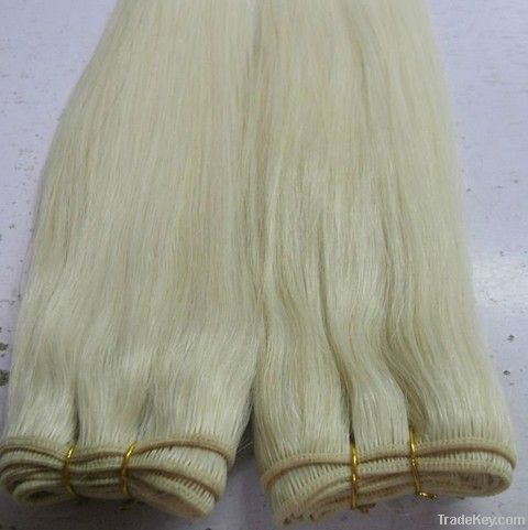 Silky straight human hair extension