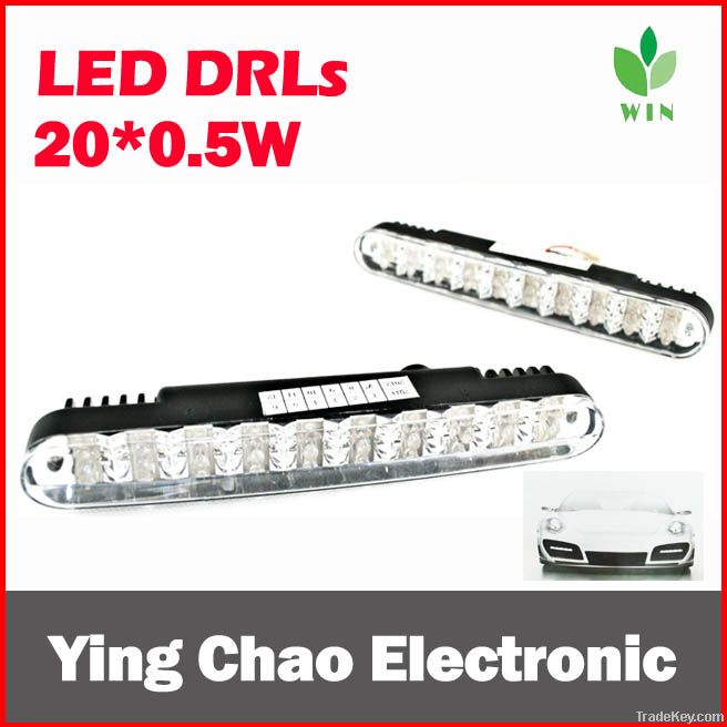 Car Universal LED DRLs 20*0.5 High Power Daytime Running Lamps