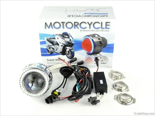 Motorcycle HID Projector Lens Motorcycle Angel eyes Projector Lens Kit