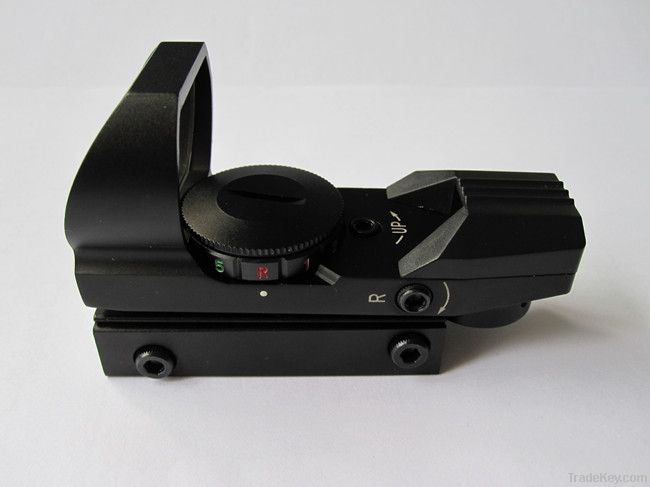 Holographic 4 Type Reticle Red Green Dot Sight for 20mm Picatinny Weav