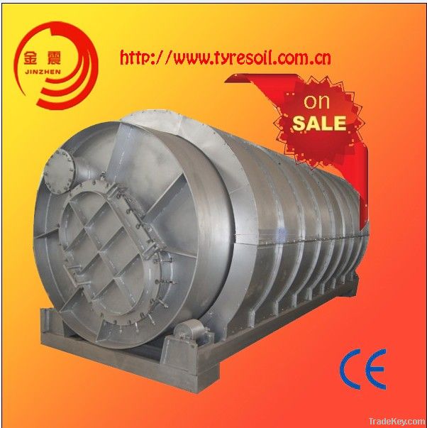 Pollution free 100% waste tyre pyrolysis plant