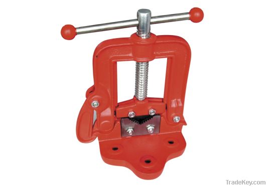 Bench pipe vise