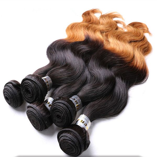 100% Hair Brazilian Wavy Remy Hair Weaving