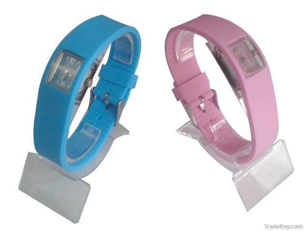 Silicone ion sports digital watch