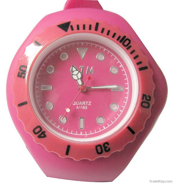 Silicone ion sports digital watch