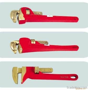 45# carbon Steel Pipe Wrench Manufature