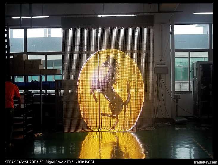 P16mm outdoor Flexible led display