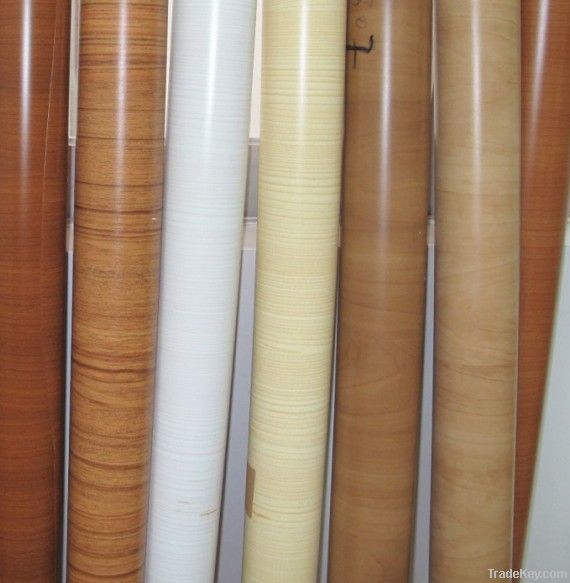 PVC Wood/Engineered Veneer/PVC Interior Decoration Sheet/PVC Wood Grai