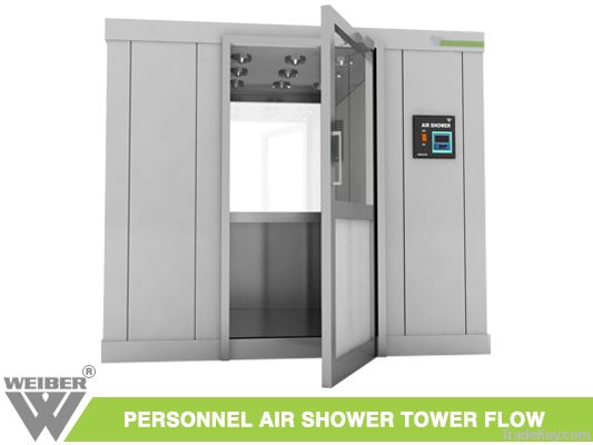 Personnel Air Shower Tower Flow