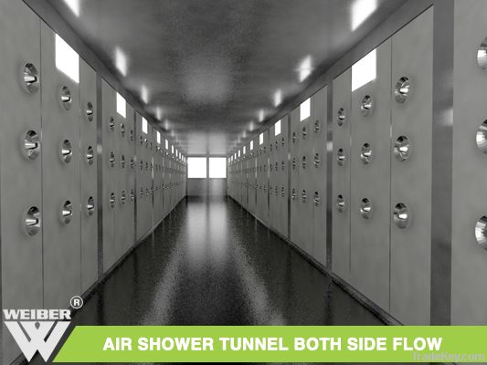 Air Shower Tunnel Both Side Flow