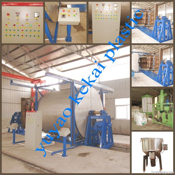 plastic shuttle machine