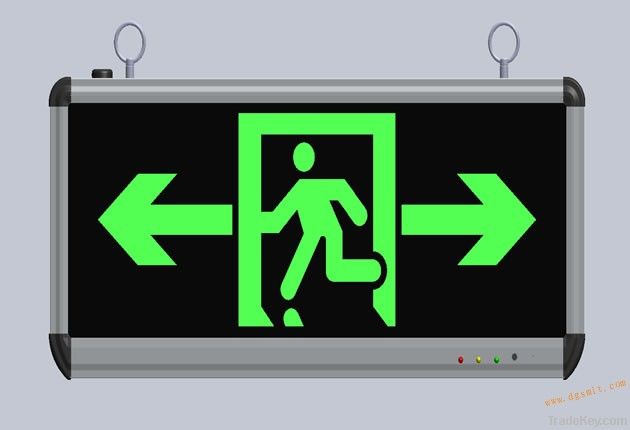 Glass 4watt exit signs External mounting