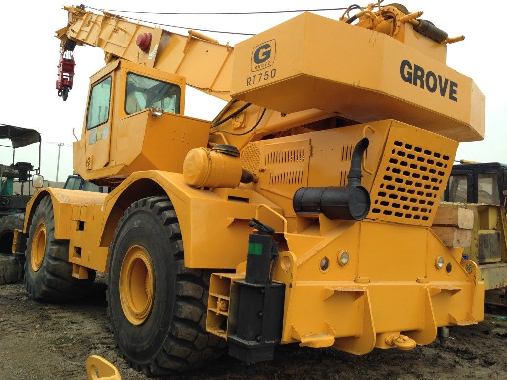 USED Grove RT750 Crane 50ton Rough Terrain Crane