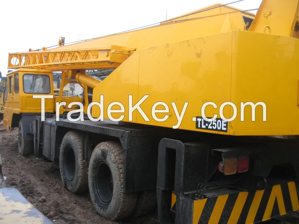 Used Tadano TL250E 25 Ton Truck Crane Good Condition