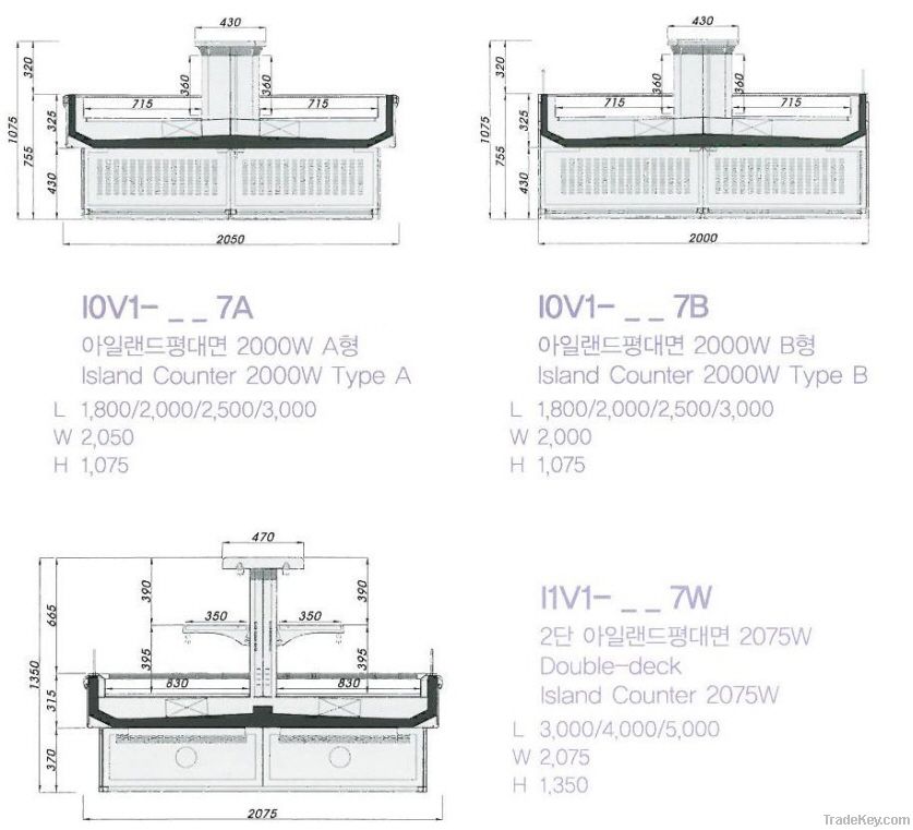 ISLAND COUNTER - Showcase / Refrigerating Equipment