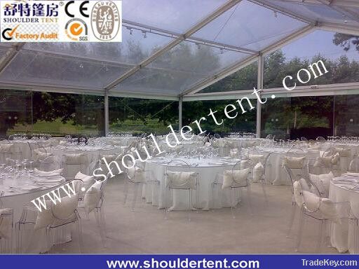 transparent marqueen tent