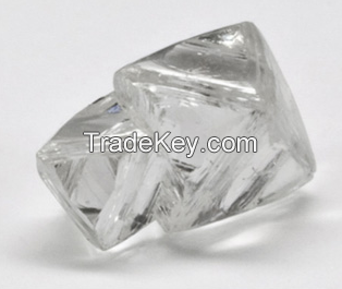 Rough Uncut Diamonds - Clean and Clear from South Africa