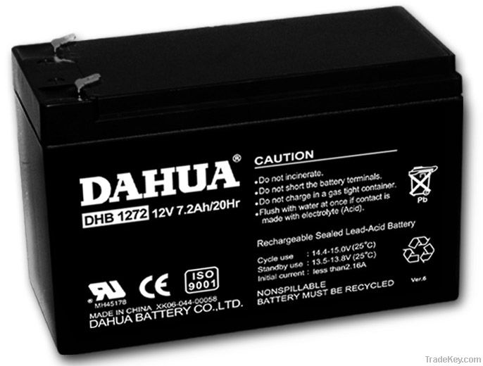 On sale: 12V7.2AH rechargeable sealed lead-acid battery