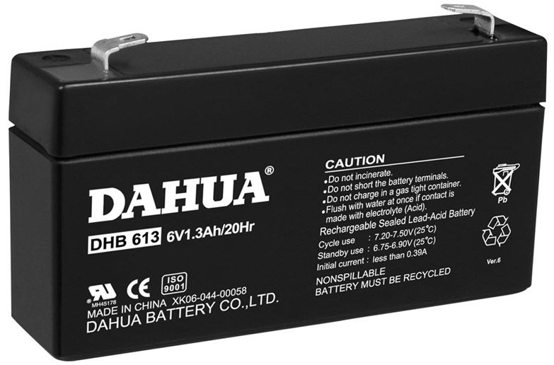 Sealed AGM battery, 6V1.3AH