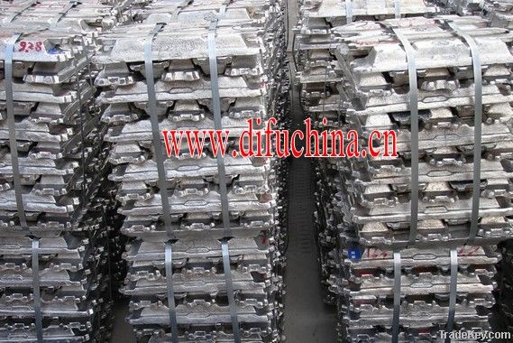 Primary aluminum ingots 99.7