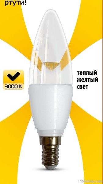 3W MCOB LED Bulb E14 Candle Lightousing