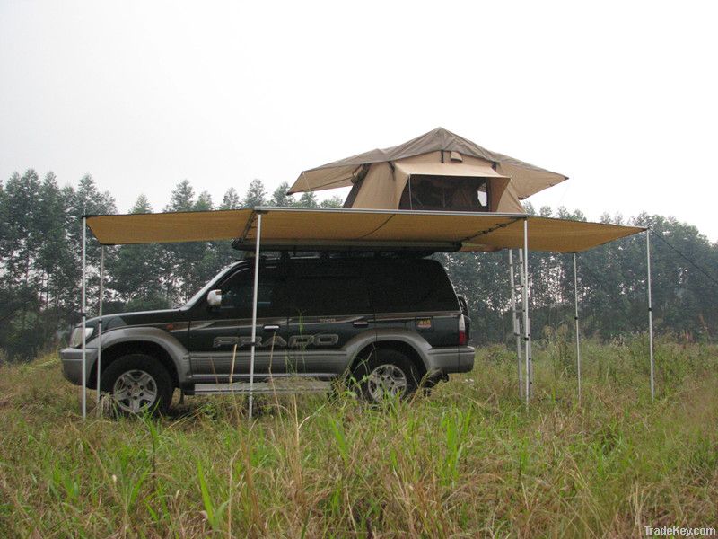 Car side extension awning