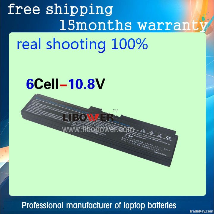 Hotsale laptop battery PA3634U, 6Cell, 11.1v, 5200mah for Toshiba M300, M