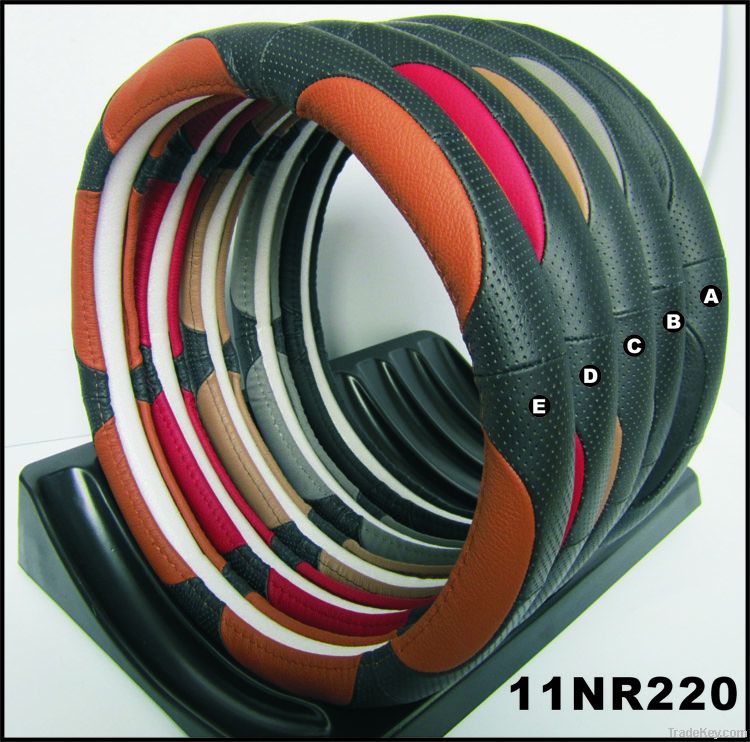 GENUINE LEATHER STEERING WHEEL COVER