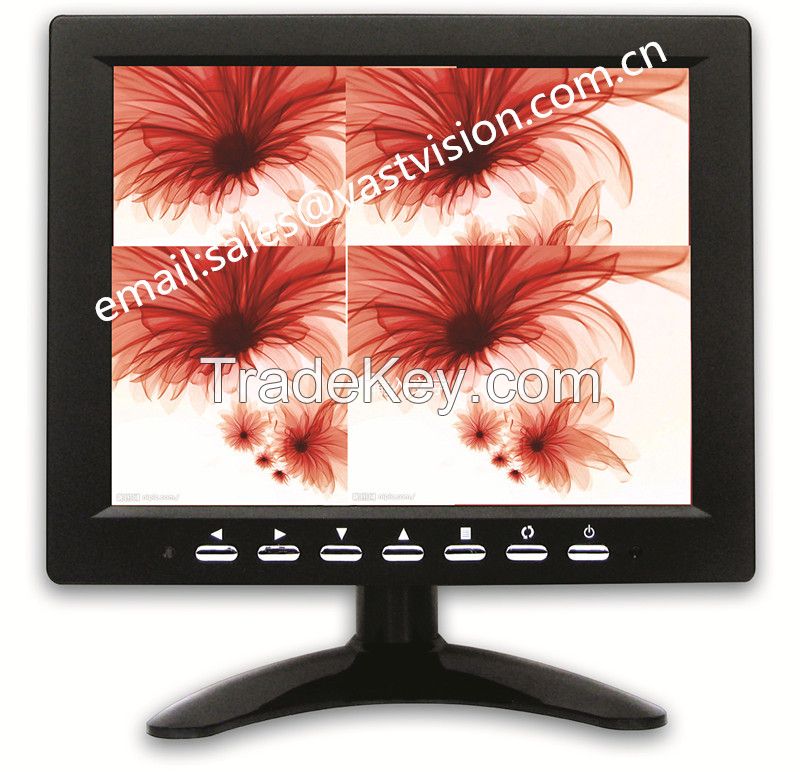 8 inch lcd monitort/lcd pc with AV/VGA input