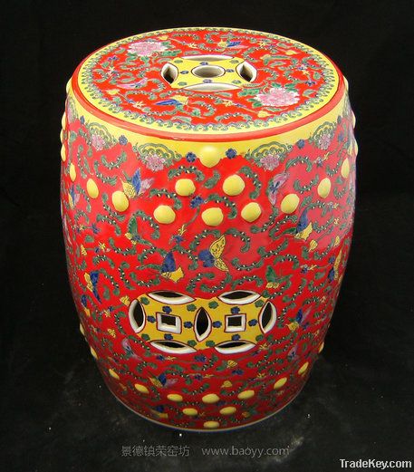 antique chinese porcelain Garden Stool WRYAZ13