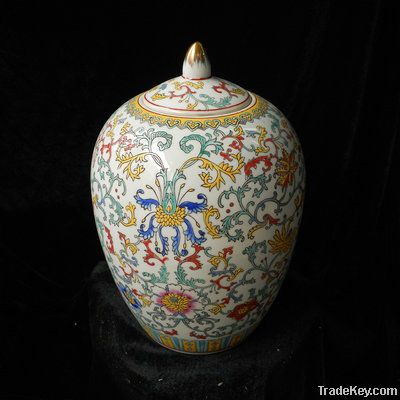 hand painted antique Decorative Ceramic flower Vase WRYHH30