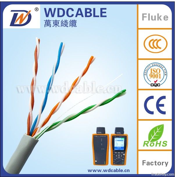 4Pair 0.51mm OFC FTP Cat5e Network Cable