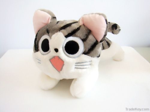 the plush stuffed cat doll