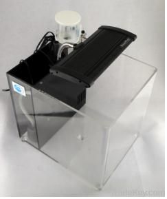 Nano reef saltwater acrylic aquarium system