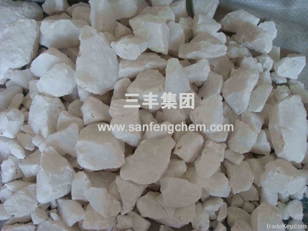 Low iron aluminium sulphate