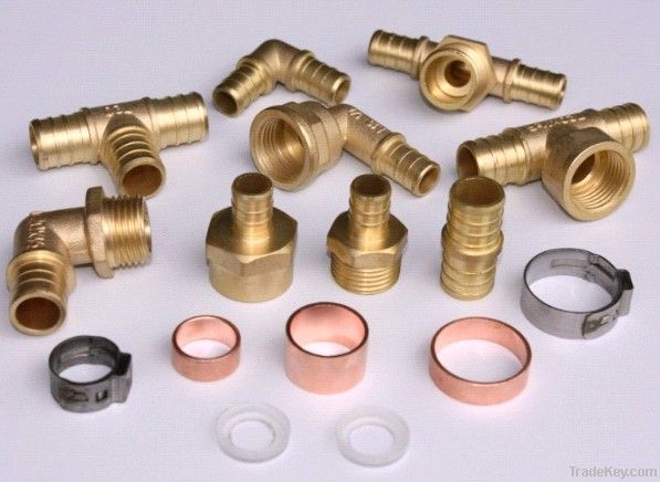 Press fittings for pex al pex pipe