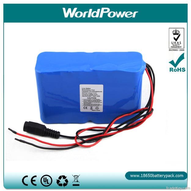 Deep cycle 12V 10ah rechargeable lithium battery pack