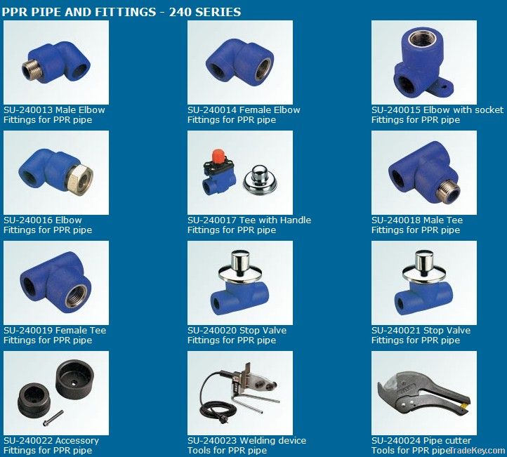 PP-R pipe fittings