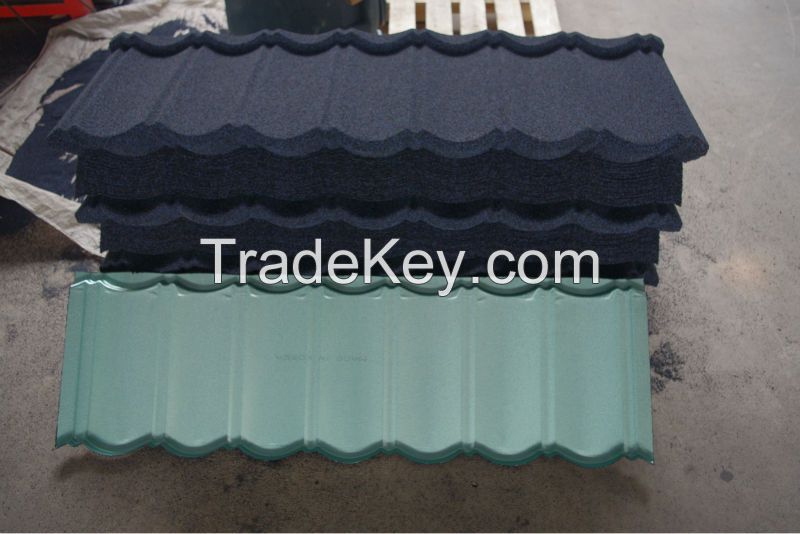 bond stone coated steel roofing tile/stone coated roof tile