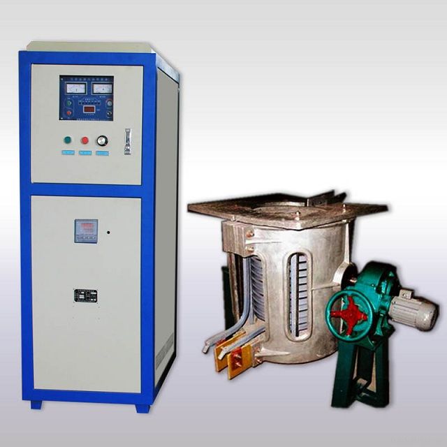 Induction metal melting furnace