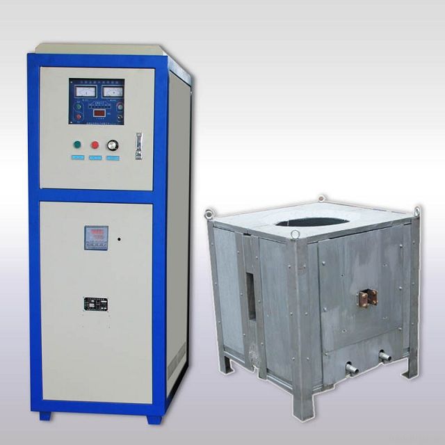 Induction metal melting furnace