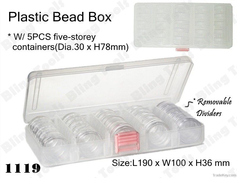 Plastic case bead case