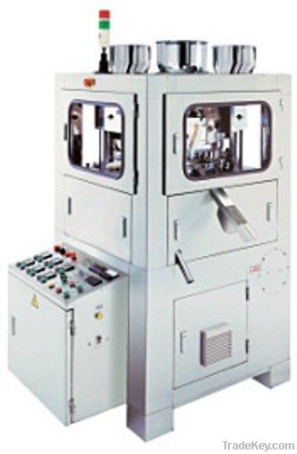 THREE-LAYER TABLETS & THREE-OUTLET HIGH SPEED ROTARY TABLETING MACHINE