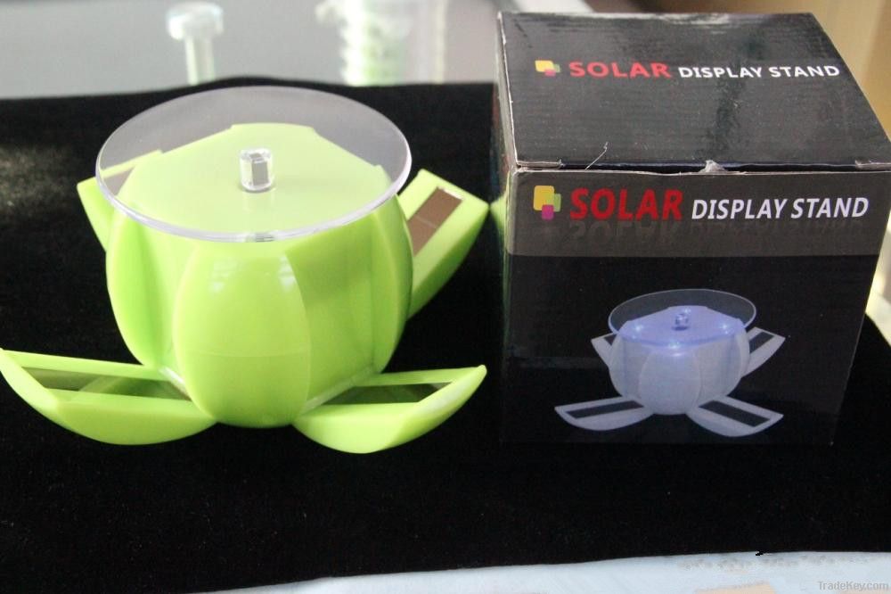 Apple shaped solar display mobile phone holder