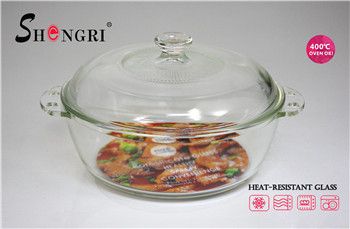 heat resistant glass crystal pot