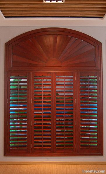 Decorative Wood Planttion Window Shutter