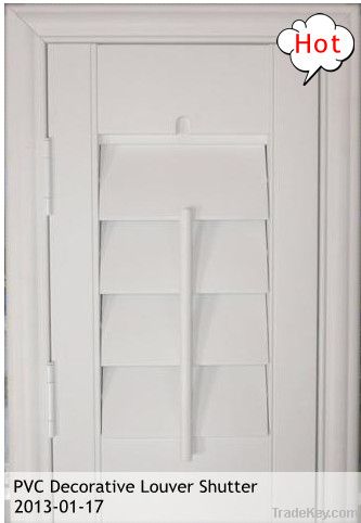 Exterior Decorative PVC louver window shutters